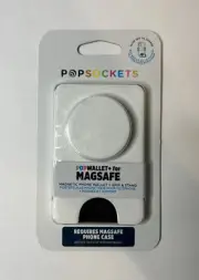 PopSocket (PopWallet+ For Magsafe) -White With Floral Print