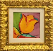 Petal Theory Alfred Alex Gockel Original Acrylic Painting Canvas FRAMED COA