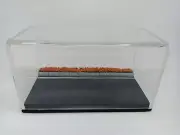 1/64 City Road Diorama Display Case.Orange Flowers (car not included)