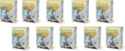 Dragon Shield Matte Silver Sleeves Display Case - Standard Size - 10 Packs - New