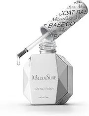 MelodySusie 15ml UV Gel Base Coat Nail Polish - No Soaking or Filing,Upgraded Formula Long-Lasting,stronger adhesion，Essential for Home DIY and Nail Salon