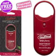 Doc Johnson GoodHead Deep Throat Oral Sex Aid Cherry Spray Numb NO Gagging