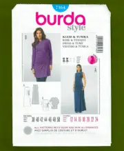 Maternity Dress & Tunic Sewing Pattern~Sleeve Variations (Size 12-24) Burda 7164