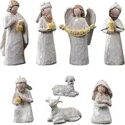 Nativity Set Nativity Scene Decoration Nativity Sets Nativity Scene 8pcs Nativity Figures Nativity Set with Figures for Indoor and Outdoor