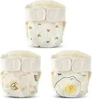 Aolso Baby Potty Training Pants,Cotton Potty Training Underwear,Reusable Training Pants for Toddlers 2-6 Years,3 Packs,80