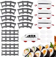 Sushi Train for Dining Table | Rotating Train Toys - Toys for Kids, Boys & Girls from 4 Years Old, Train Track Set for Kids, Boys & Girls from 4 Years Old Foccar