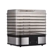 7 Tray Stainless Steel Food Dehydrator - Silver