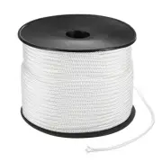 Recoil Starter Rope Pull Cord 4.5mm 100m for Mower [White]