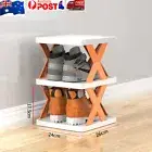 Shoe Box Multi-layer Rack Storage Display Case Folding Cabinet Organiser Stand
