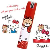 在飛比找PChome24h購物優惠-【Hello Kitty X Caseti】熊熊復古紅4ml