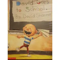 在飛比找蝦皮購物優惠-David goes to school by David 