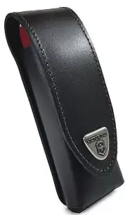 Victorinox Leather Belt Pouch 4-6 layers or Swiss Army Knife-For Huntsman -Black