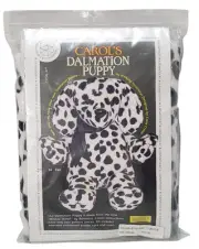 Benartex Carol's Dalmatian Puppy Stuffed Animal Plush Minkee Skins Craft Kit