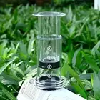 Portable Press Coffee Pot Transparent Hand Pour Coffee Maker Outdoor