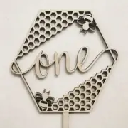 Buzzing Bee Cake Topper