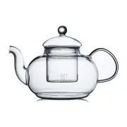 33.8oz Glass Teapot with Removable InfuserStovetop Safe Tea KettleBlooming & ...
