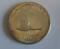 在飛比找Yahoo!奇摩拍賣優惠-加拿大1銀幣1967年7095
