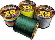 LLEIIshen Winter Fishing PE Line 9/12 Braided Fishing Line 300m Super Strong Pull Seamless Weaving Multifilament Fishing Rope/1682
