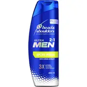 Head & Shoulders Ultra Men Sports Fresh, Mens 2 in 1 Anti Dandruff Shampoo and Conditioner 400ml
