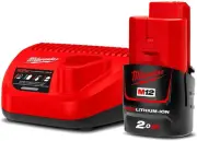 Milwaukee M12SP-201B M12 2.0Ah Redlithium-Ion Starter Kit