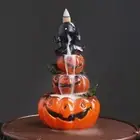 Exquisite Pumpkin Backflow Incense Holder Home Office Decoration