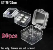 Dental Hinged Box Membrane Storage Boxes Porcelain Veneers Show Cases w Slots