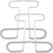 UPKOCH 2 Pcs Wine Glass Storage Rack Upside Down Stemware Holder Hanging Wine Cup Stand Glassware Shelf Hanger Wine Flute Holder Black Hangers Wine Goblet Rack Cupboard White Wrought Iron