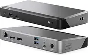 Alogic DX2 Dual 4K Display Universal Docking Station - with 100W Power Delivery