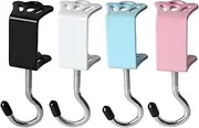 Desk Bag Hook - Adjustable Tabletop Backpack Hook | 4X No Punch Removable Multi-Functional Holder for Schoolbag, Coat, and Headphones | Space-Saving Hanger for Workstation, Entryway, and Home Use