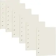 270 Sheets A7 Refill Paper Lined, BetterJonny Refillable Refill Paper Refill Inserts 6 Holes Refillable Note Paper A7 Ring Binder Refillable Paper for Notebook Diary Painting, Blank