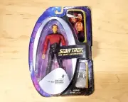 ⭐ Star Trek The Next Generation John DeLance "Q" Figure by Art Asylum ⭐