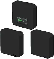 ZLiT Silicone Cover Case for Rode Wireless Go GO II Microphone,Waterproof Wireless Go GO II Microphone Protector Cover (Black)