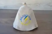 Ukrainian bathing cap Ukrainian is my strength Head protection in the steam room