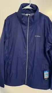 COLUMBIA Switchback III Jacket Women's Plus Size 3X Purple Waterproof Hooded NEW