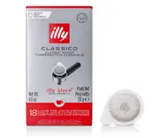 Illy Classico Espresso Coffee Pods 18 Pods (2 Pack)