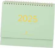 SHINEOFI Desk Calendar Elegant Monthly Planner with Spiral Binding for Home Office School Freestanding Flip Design for Daily Task Management