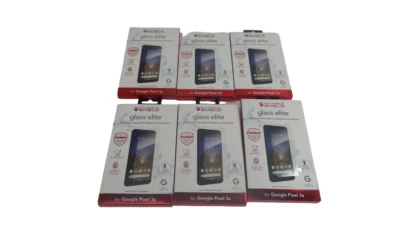 Lot of 6 ZAGG Screen Protector for Pixel 3a Glass Elite