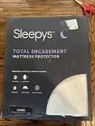 Sleepy’s Total Encasement Queen Mattress Protector BRAND NEW
