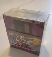 MEMOREX 10 COOL DISKS Formatted 3.5" 1.44MB Brand New Multicolor Floppy *NEW*