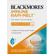 Blackmores Immune Rapi Melt Tablets 60 pack