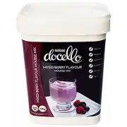 6 X Docello Mousse Mix Mixed Berry 1.9Kg