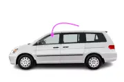 Fits 2005-2010 Honda Odyssey Mini Van Driver Side Front Left Door Window Glass