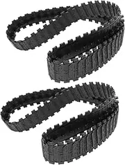 2pcs Tank Tracks for Rc Models Easy Installation DIY Track Replacement Long Wide Excellent Grip for Various Terrains Reusable Parts