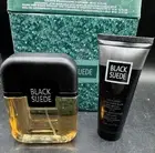 Avon BLACK SUEDE Men’s 3.4oz Cologne Gift Set & After Shave Balm In Box!