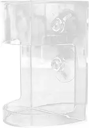 Aquarium Shrimp Feeder - Clear Fish Tank Shrimp Feeder Dish - Suction Cup Design, Strong Adsorption, Large-Capacity Feeding Supplies for Aquatic Pets