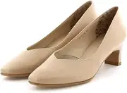 卑弥呼(ヒミコ) HIMIKO/Himiko/Soft Square Toe Plain Pumps/641110 Beige 230, beige, 23.0 cm E