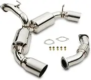 daili store 3" Compatible With TOYOTA MR2 TUR-BO 90-99 MR-2 STAINLESS CATBACK EXHAUST SYSTEM CAT BACK SW20 3SGTE SW