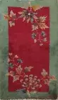 Art Deco Nichols Floral Transitional Rug 2x4 Handmade Wool Chinese Small Rug