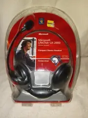 Microsoft LifeChat LX-2000 Mobile Headset Foldable Microphone PC/MAC NIB