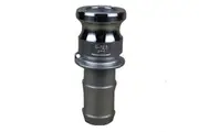 Camlock STAINLESS STEEL 316 25mm (1") Type E Male Adaptor x Hose Shank Cam Lock